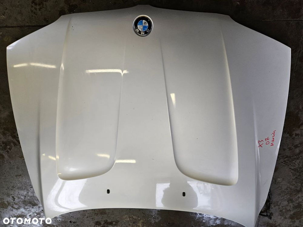 BMW X3 E83 maska   Lakier 354/7 , Titansilber - 2