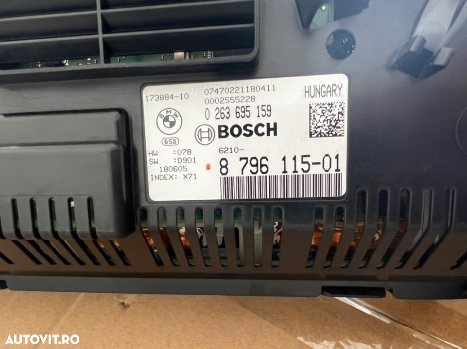 ceasuri digitale bord digital 6wb bmw x5 x6 f15 f16 - 2