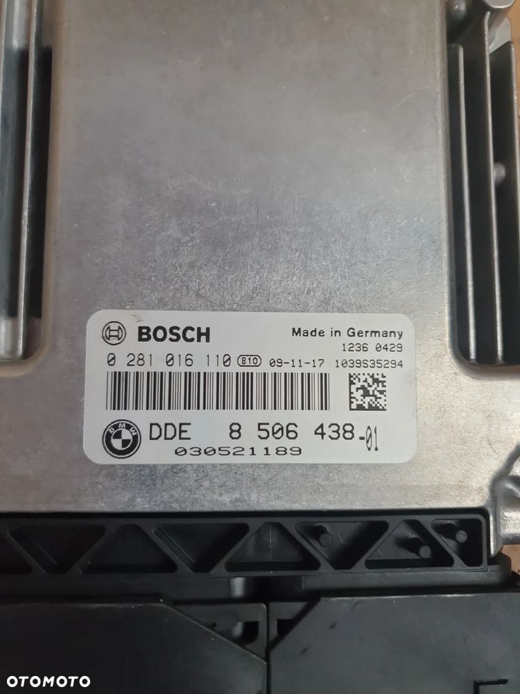 Sterownik komputer silnika BMW 2.0 DDE 8506438-01 0281016110 - 3