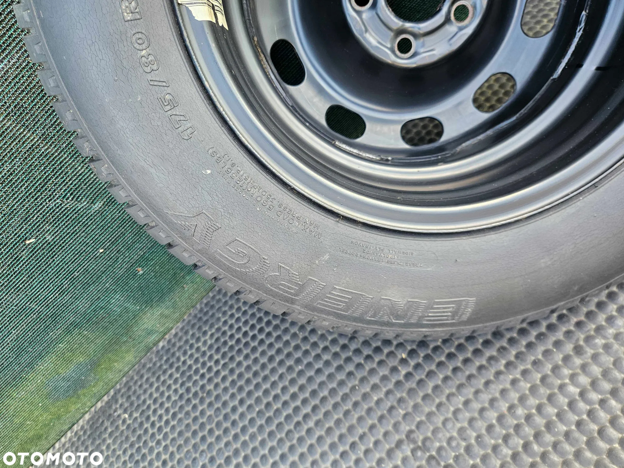 Kolo 1J0601027J Felga Blaszak Zapasowe R14 5x100 6J ET38 Stalowe Opona Letnia 175/80 VW Golf IV 4 Audi Skoda Seat - 35