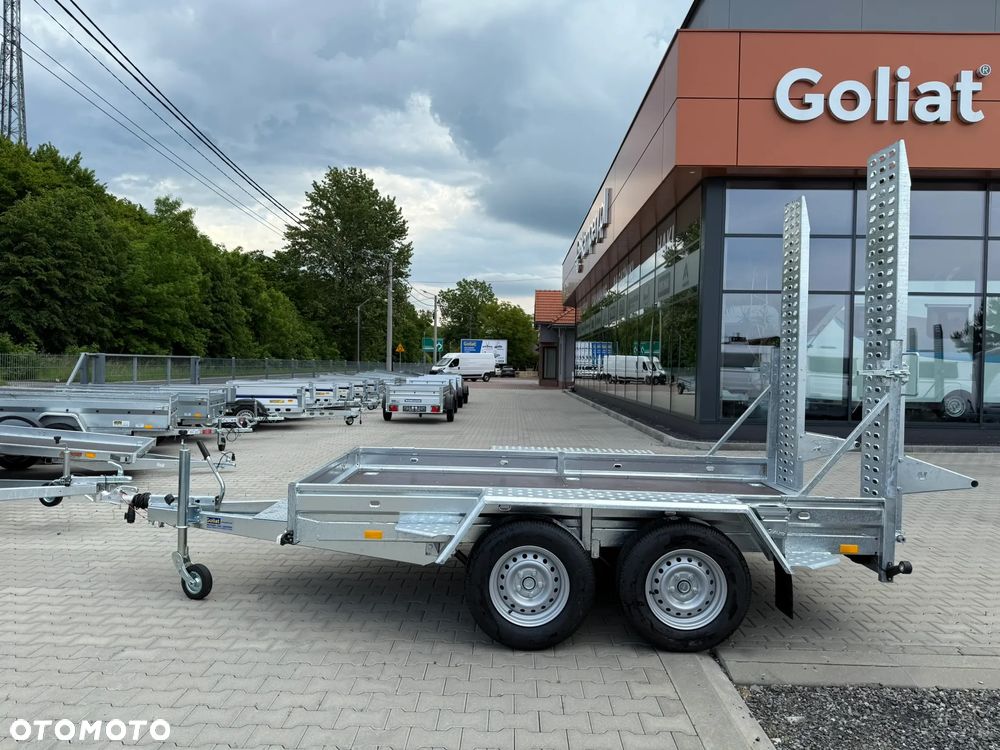 Niewiadów Przyczepa pod minikoparki 2700kg lub 3000kg mocna kontrukcja 305x155x20cm z najazdami pod koparkę - 2