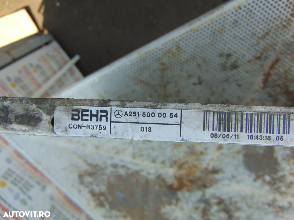 Radiator clima Mercedes r class r320 cod a2515000054 ML W164 radiator ac - 4