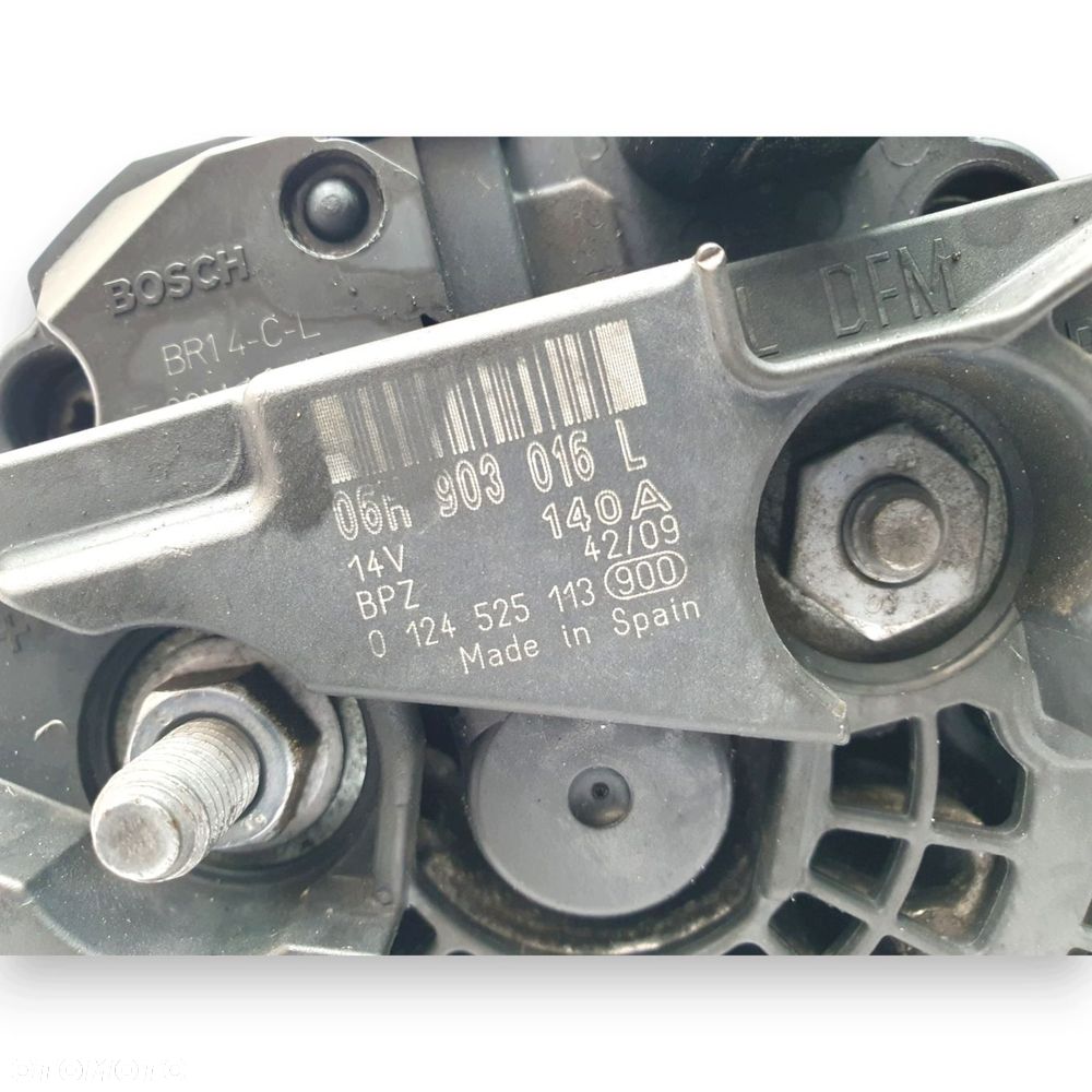ALTERNATOR Audi A4 B8 A5 Q5 1.8 2.0 TFSI 140A Bosch 06H903016L OEM - 16