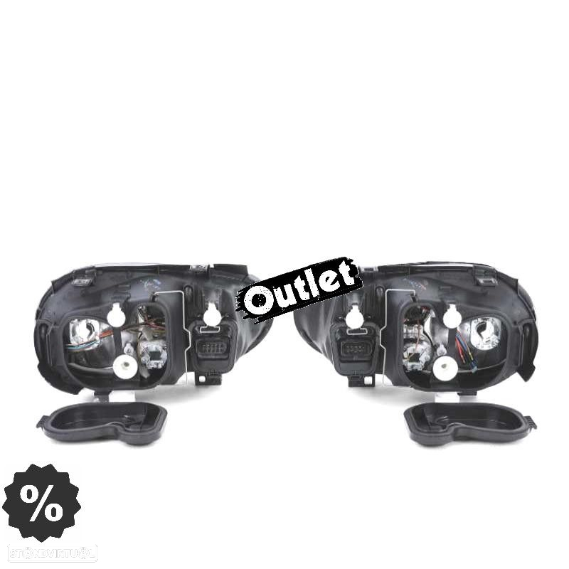 R147525C2 FAROL ESQ PARA VOLKSWAGEN VW GOLF 4 MK IV 97-03 FUNDO PRETO BLACK EDIT - 8