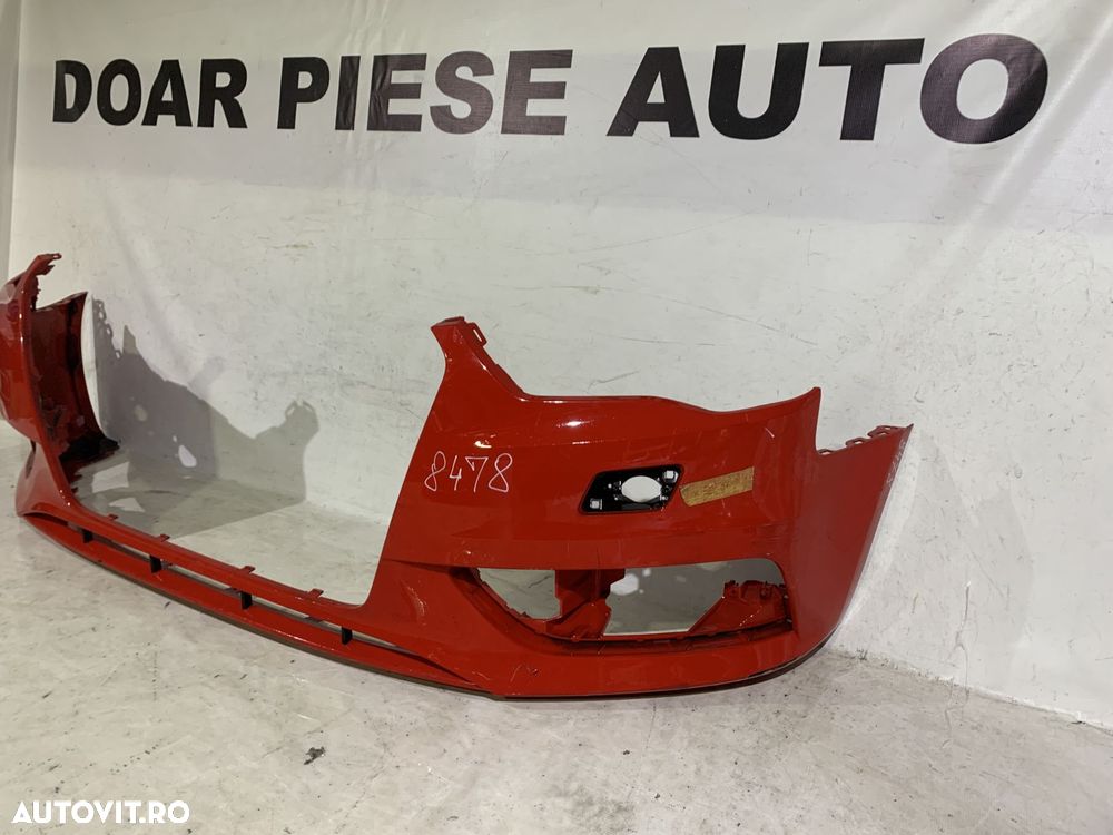 Bara fata Audi A3, Hatchback, 2013, 2014, 2015, 2016, cod origine OE 8V3807437, cu gauri pentru spalatori faruri. - 2