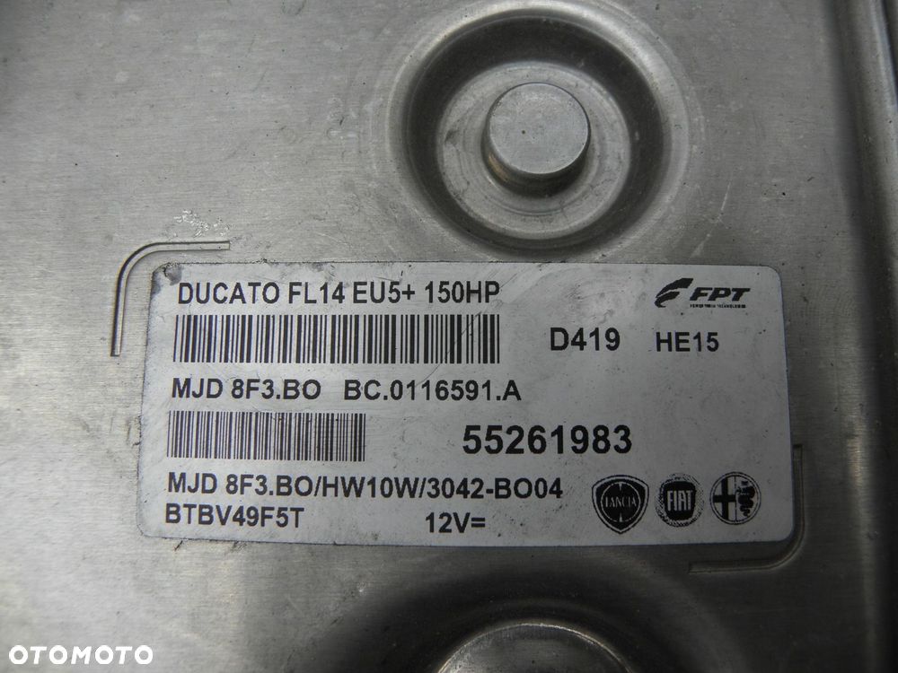 DUCATO KOMPUTER STEROWNIK SILNIKA 2.3 150 KONI 55261983 - 2