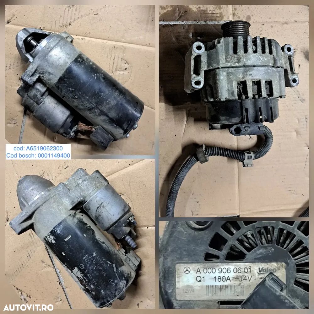 Anexe motor mercedes Turbina turbo electromotor alternator compresor pompa de apa carcasa filtru aer galerie admisie clapeta acceleratie mercedes w204 2007-2014 w212 2009-2015 w639 180cdi 220cdi 250cdi - 3