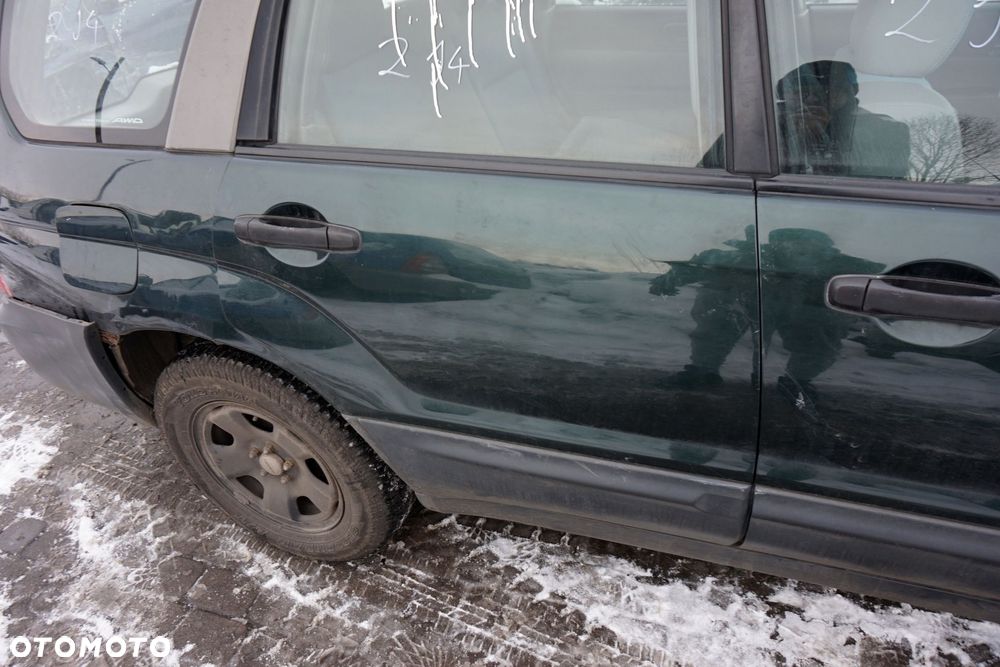 DRZWI TYLNE PRAWE FORESTER II SG 2J4  ZIELONY SUBARU 2002-2006 - 4