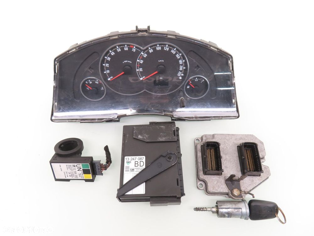 STACYJKA STEROWNIK OPEL MERIVA A 1.8 55355043 5WK9380 13201076BH - 1