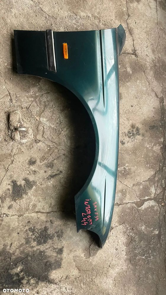 BMW E39 BŁOTNIK  ZIELONY METALIK PRAWY PRZÓD - 5