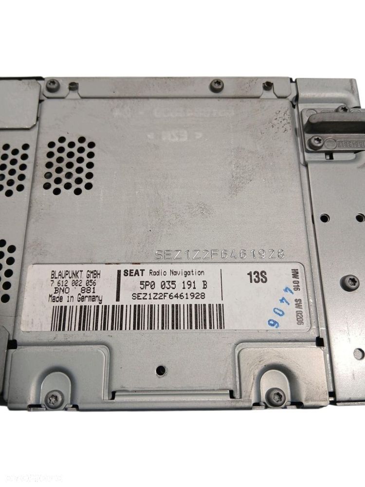 radio cd nawigacja seat leon ii 5p0035191b leon ii - 4