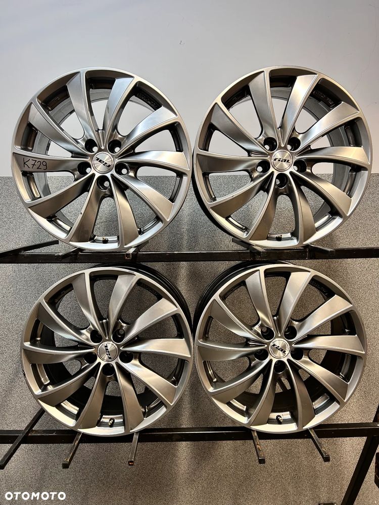 4 FELGI ALU. VOLVO C30, C70, S40, S60, S80, S90, V40, V50, V60, V70, V90, XC40, XC60, XC70, FORD FOCUS, GALAXY, MONDEO, KUGA, S-MAX  18'' 8J ET43  RIAL - 1