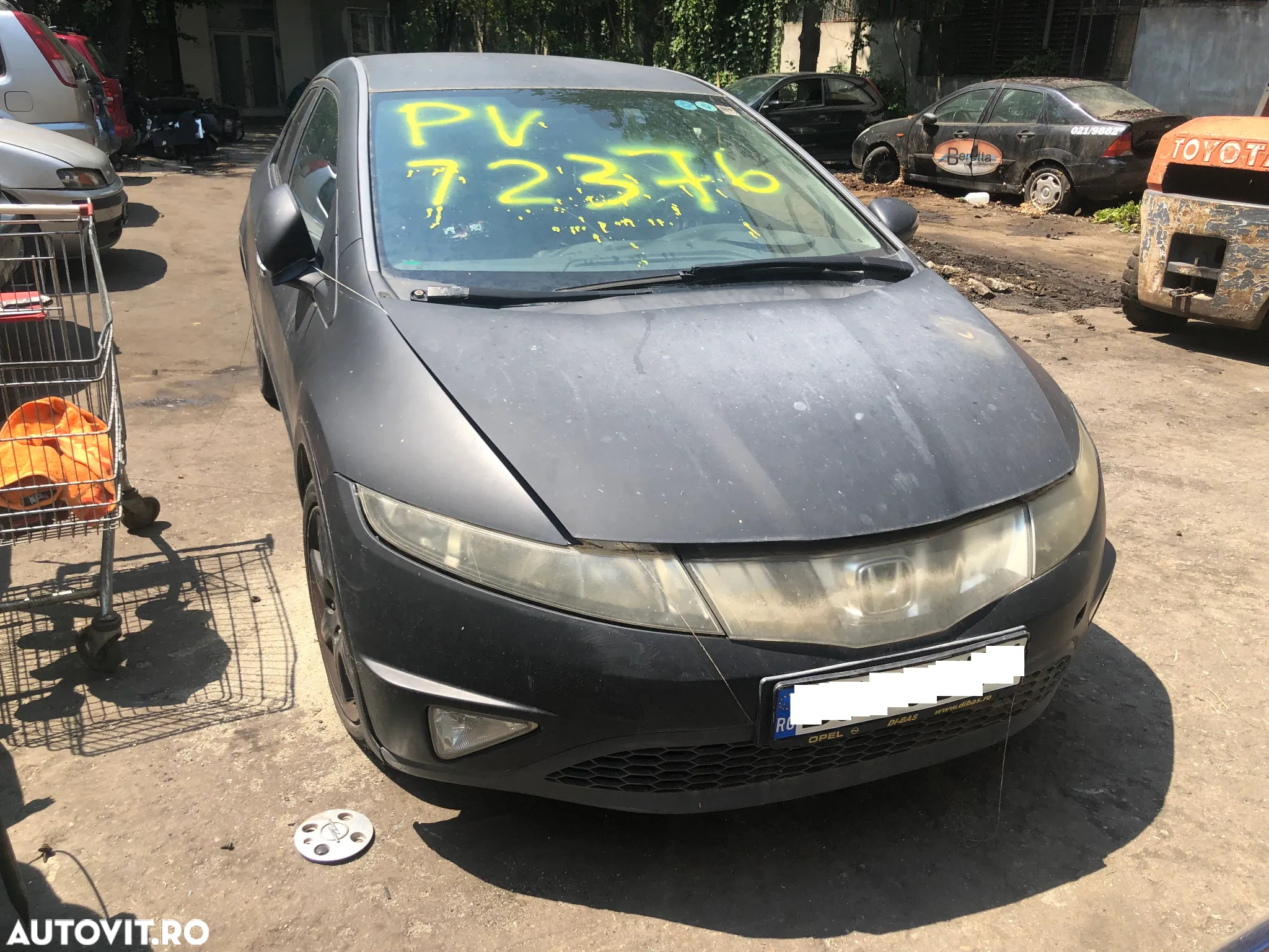 Dezmembrez Honda Civic 2007 1.8 benzina negru - 7