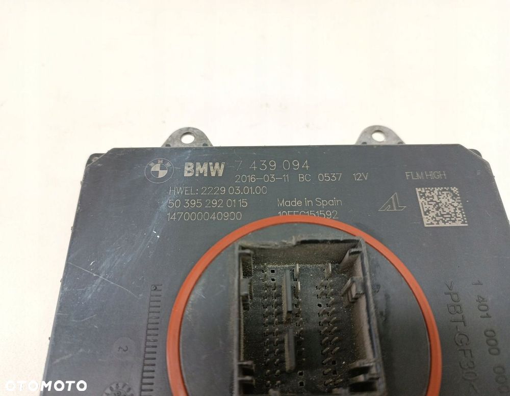 PRZETWORNICA STEROWNIK MODUŁ LED BMW G12 G11 7439094 - 5