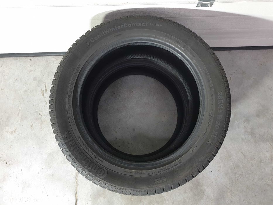 2szt. 285/45/20 112V Continental WinterCont TS830 6,5mm 2019r [ 7981 ] - 2