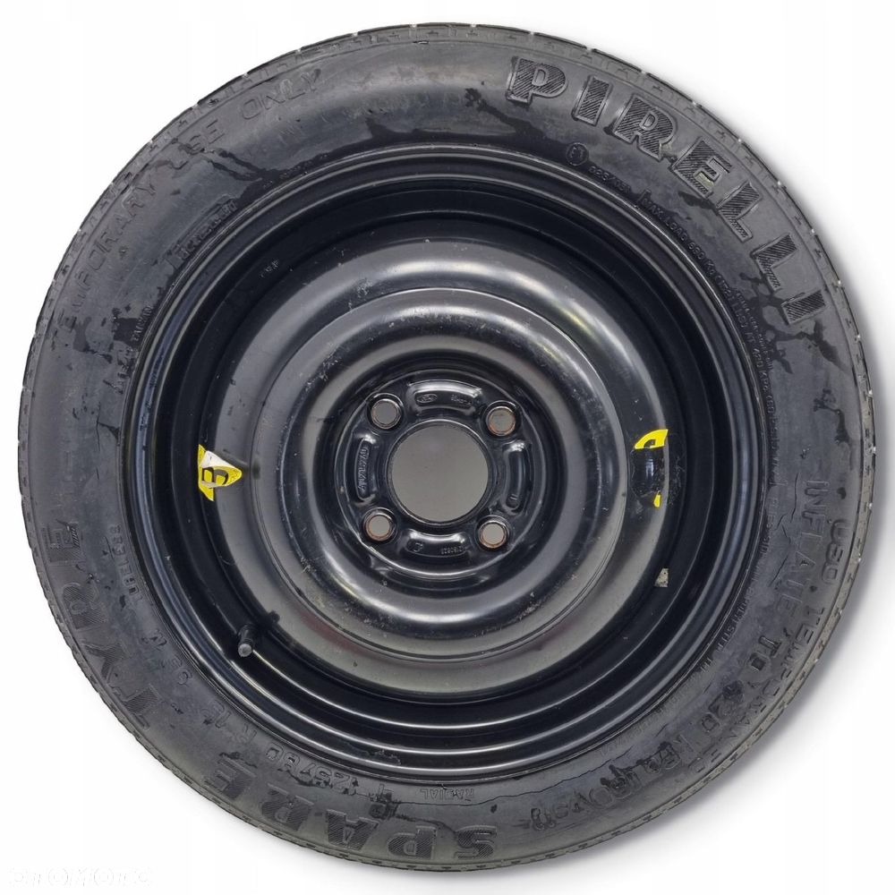 KOŁO DOJAZDOWE 125/80 R15 98AB-TA 2150828 4x108 Ford Focus mk1 zapas - 1