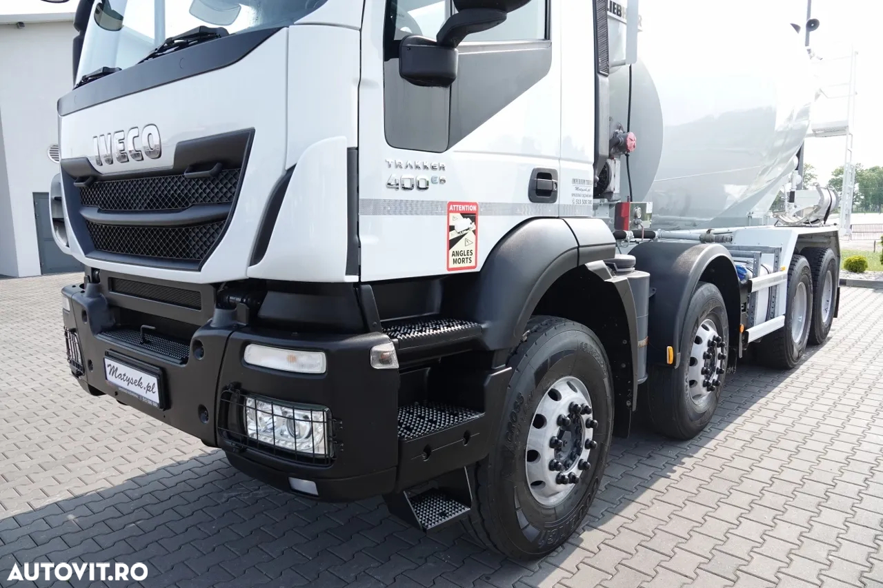 Scania TRAKKER 400 / 8X4 / 9 M3 BETONATOR / LIEBHERR / JANTE ALIE / EURO 6 - 9