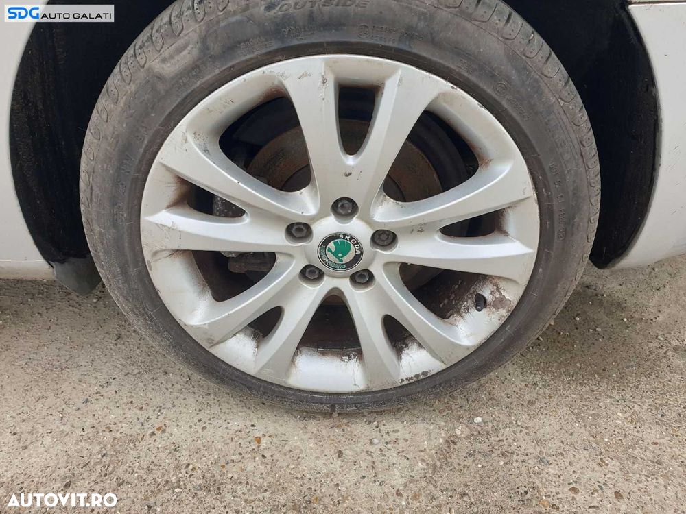 Set 4 Jante Roti Aliaj 5x112 225 45 17 R17 cu Anvelope Vara DOT 2021 Volkswagen Golf 5 2004 - 2008 [0263] - 3