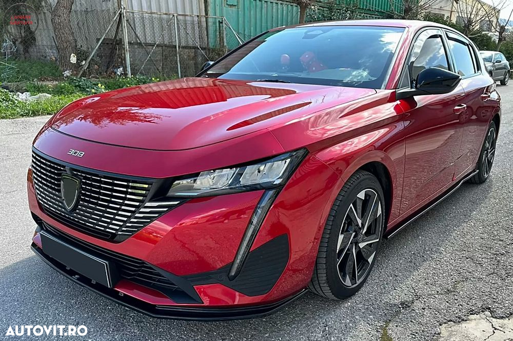 Prelungire Bara Fata Peugeot 308 Mk3 (2021+) Negru Lucios- livrare gratuita - 8