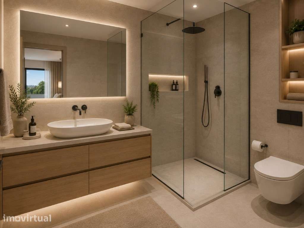 Apartamento T2 num segundo andar com suite, closet, varandas e chur... - Grande imagem: 5/6