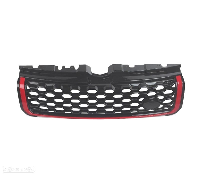 GRELHA RANGE ROVER EVOQUE LOOK DYNAMIC PRETO VERMELHO - 2