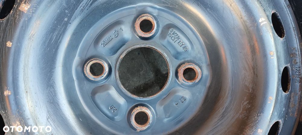 FELGI STALOWE 4x100 5.5J x15 CALI ET45 TOYOTA YARIS II KOMPLET 4 SZTUKI - 6