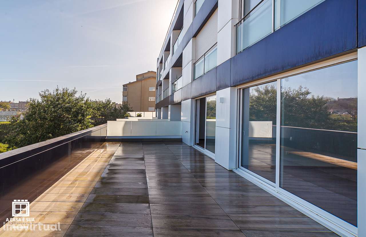 Apartamento T2 novo c/ terraço para arrendar em Espinho - Exclusivo - Grande imagem: 2/33