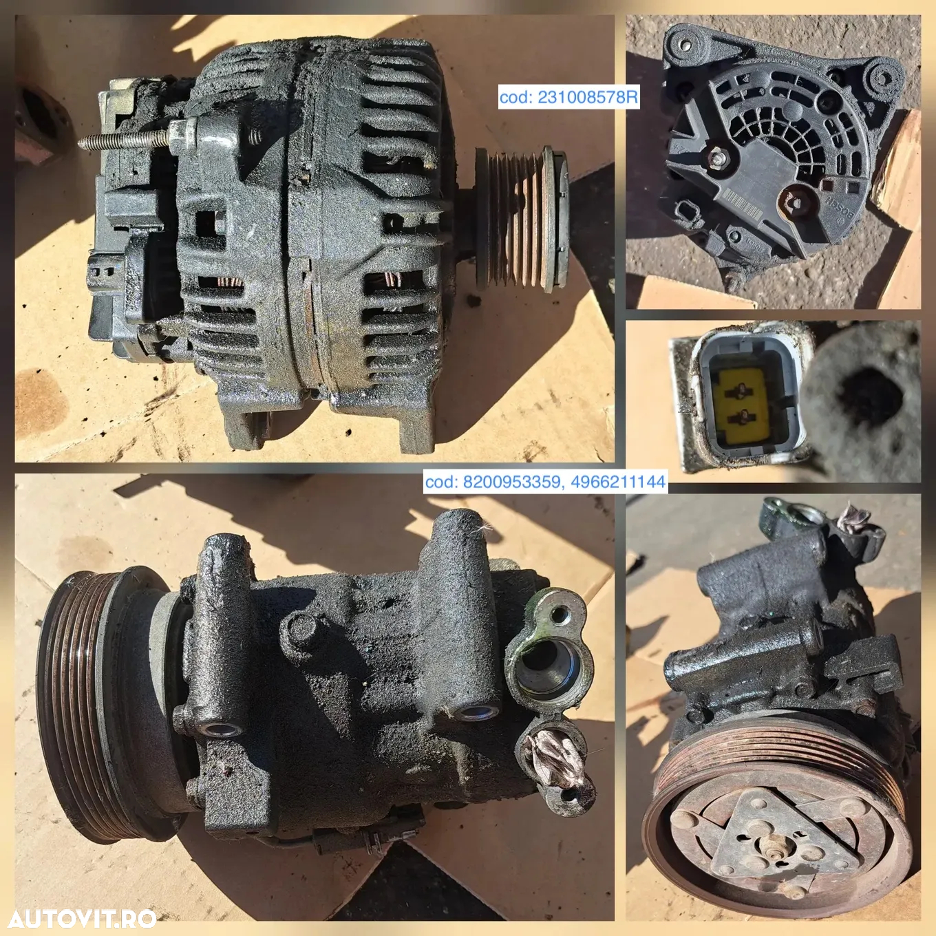 Anexe motor renault clio 1,5dci 2012 ECU calculator modul motor pompa vacuum alternator compresor turbo rampa injectoare pompa inalta presiune electromotor egr racitor gaze - 3