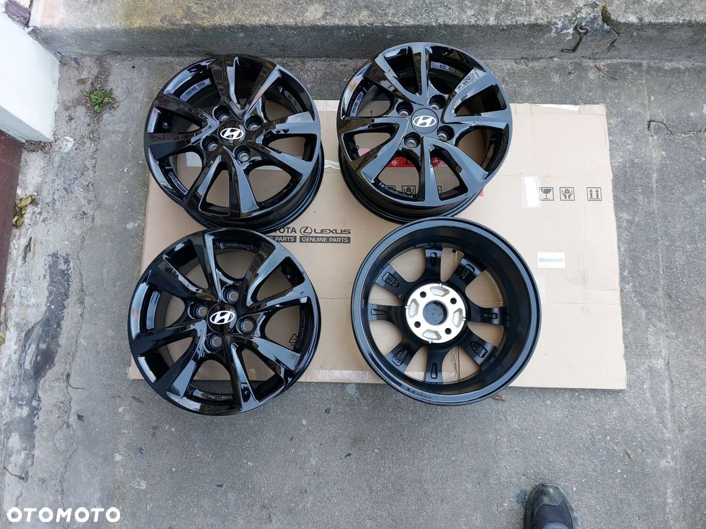 Hyundai I10 Felgi Felga Aluminiowa 14 cali 4x100 ET47 5,5Jx14 Komplet 4szt. NOWA Oryginał - 3