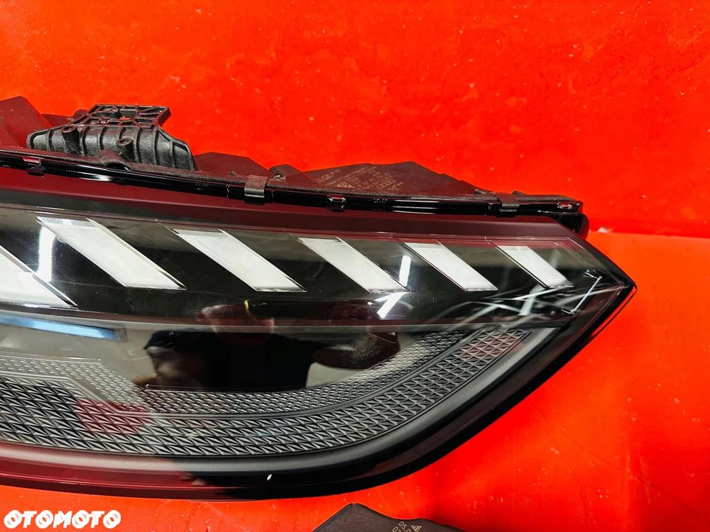 LAMPY AUDI A4 B9 RS4 LIFT FULL LED MATRIX CZARNE EU BDB KOMPLETNE - 4