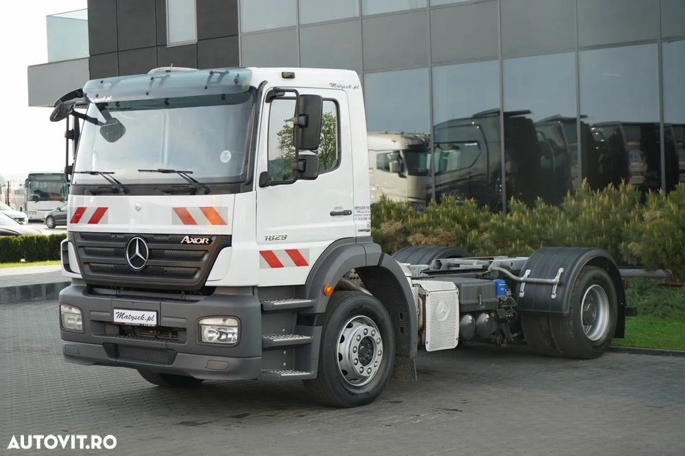 Mercedes-Benz AXOR 1829 / RETARDER / ȘASIU PENTRU CAROSERIE / 4 M / EURO 5 - 3