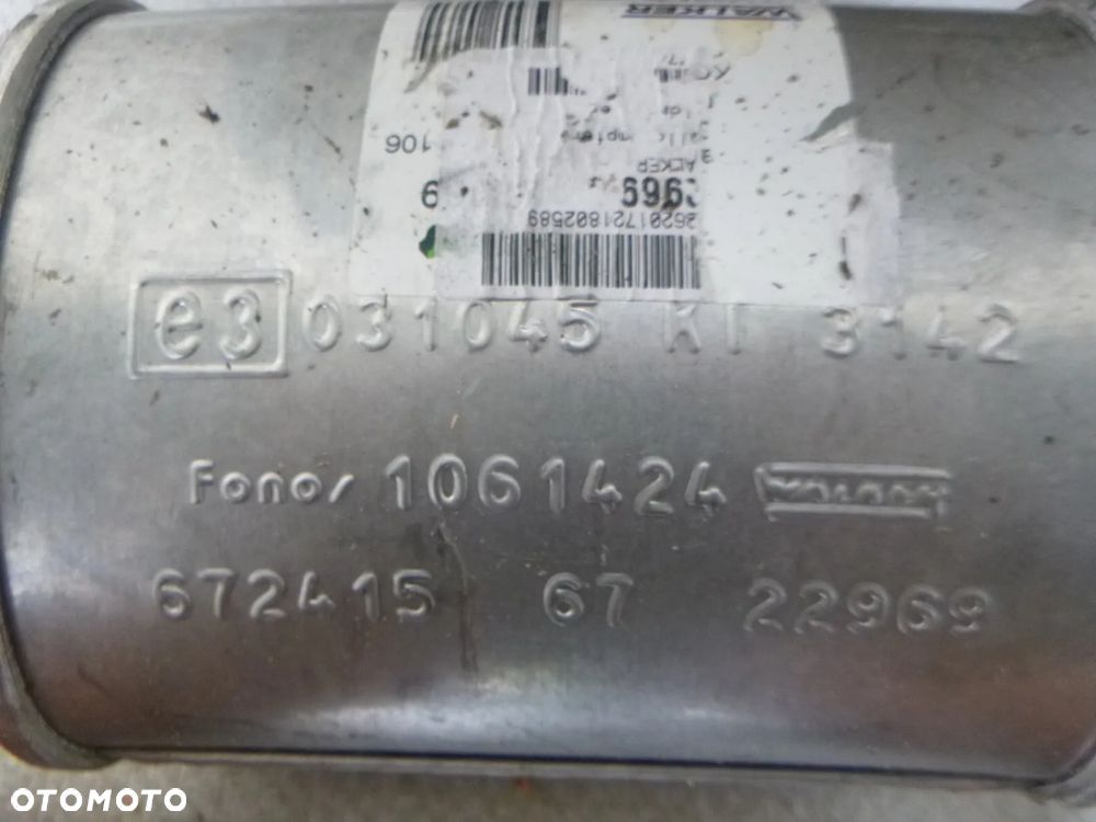 kia picanto 04r-11r  1,0 1,1 tłumik nowy walker srodkowy - 3
