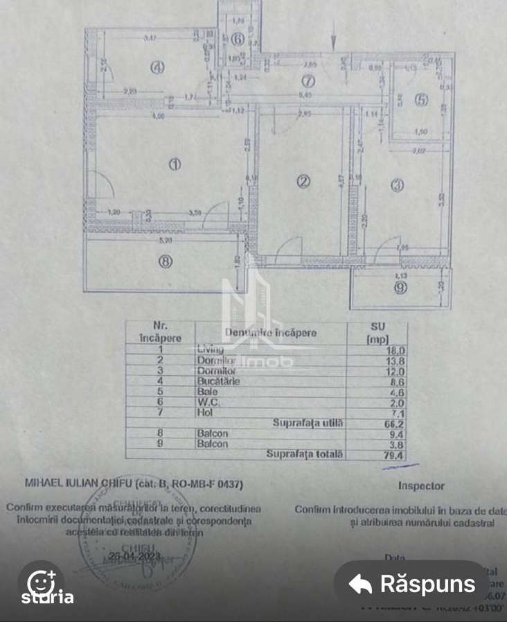 Apartament 3 camere decomandat 2 bai 2 balcoane Grand Arena — fotografia 2