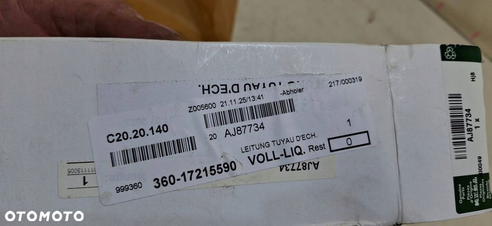 zawór spalin jaguar xf x250 xj x350 4.2l 2w93-9e470-da aj87734 nowy - 5