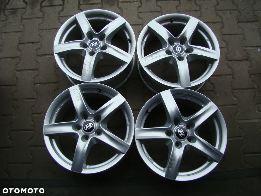 a288 5x114,3 Hyundai i30 i40 ix35 Kona Santa Fe Tuscon 7,5jx17 - 1