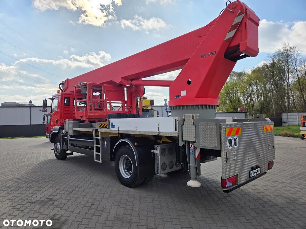 MAN TGM 18.280 4x4 BB - 45 m WUMAG Elevant Palfinger WT 450 Podnośnik koszowy zwyżka Ruthmann Multitel terenowy - 2