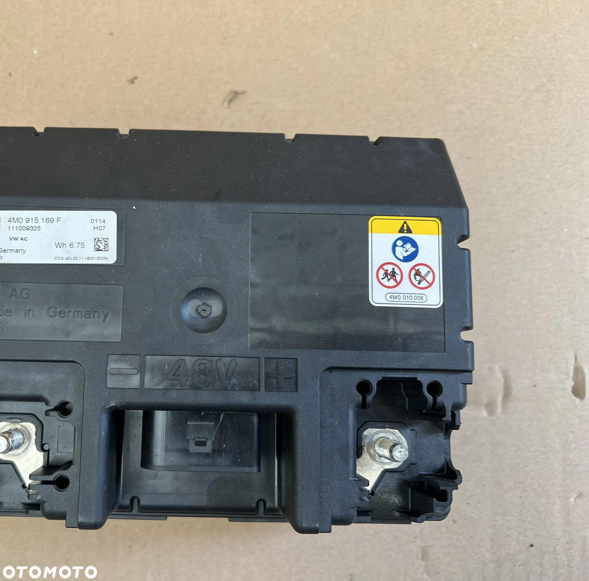 PORSCHE PANAMERA 971 BATERIA AKUMULATOR BENZYNA 4M0915169F - 1