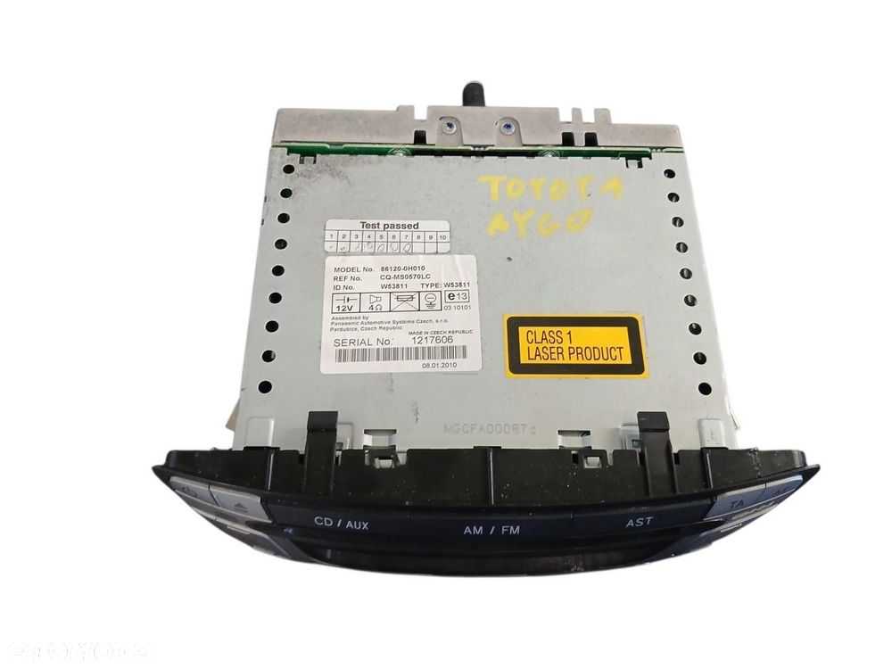 RADIO CD TOYOTA AYGO I 86120-0H010 - 2