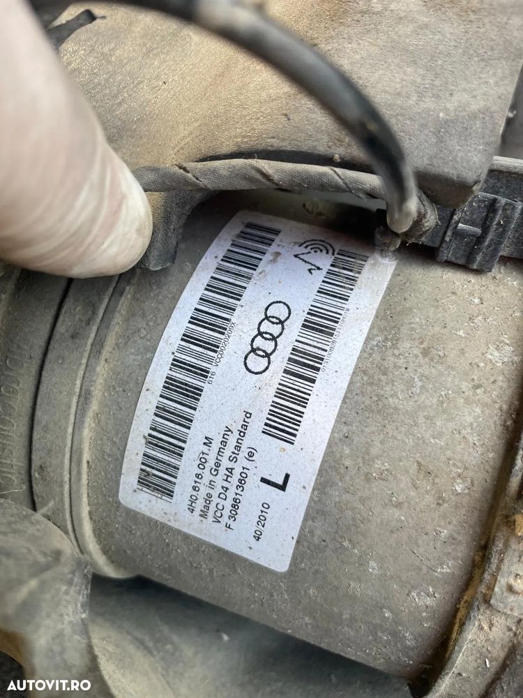 Perna aer punte spate stanga Audi A8 D4 4H 2010-2016 3.0 tdi diesel cod 4h0616001m - 1