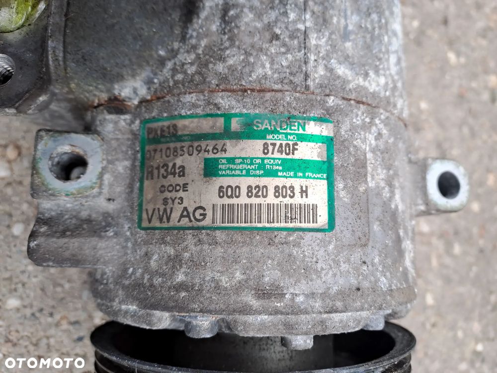 Skoda Fabia kompresor klimatyzacji Sanden 6Q0820803H  8740F - 3