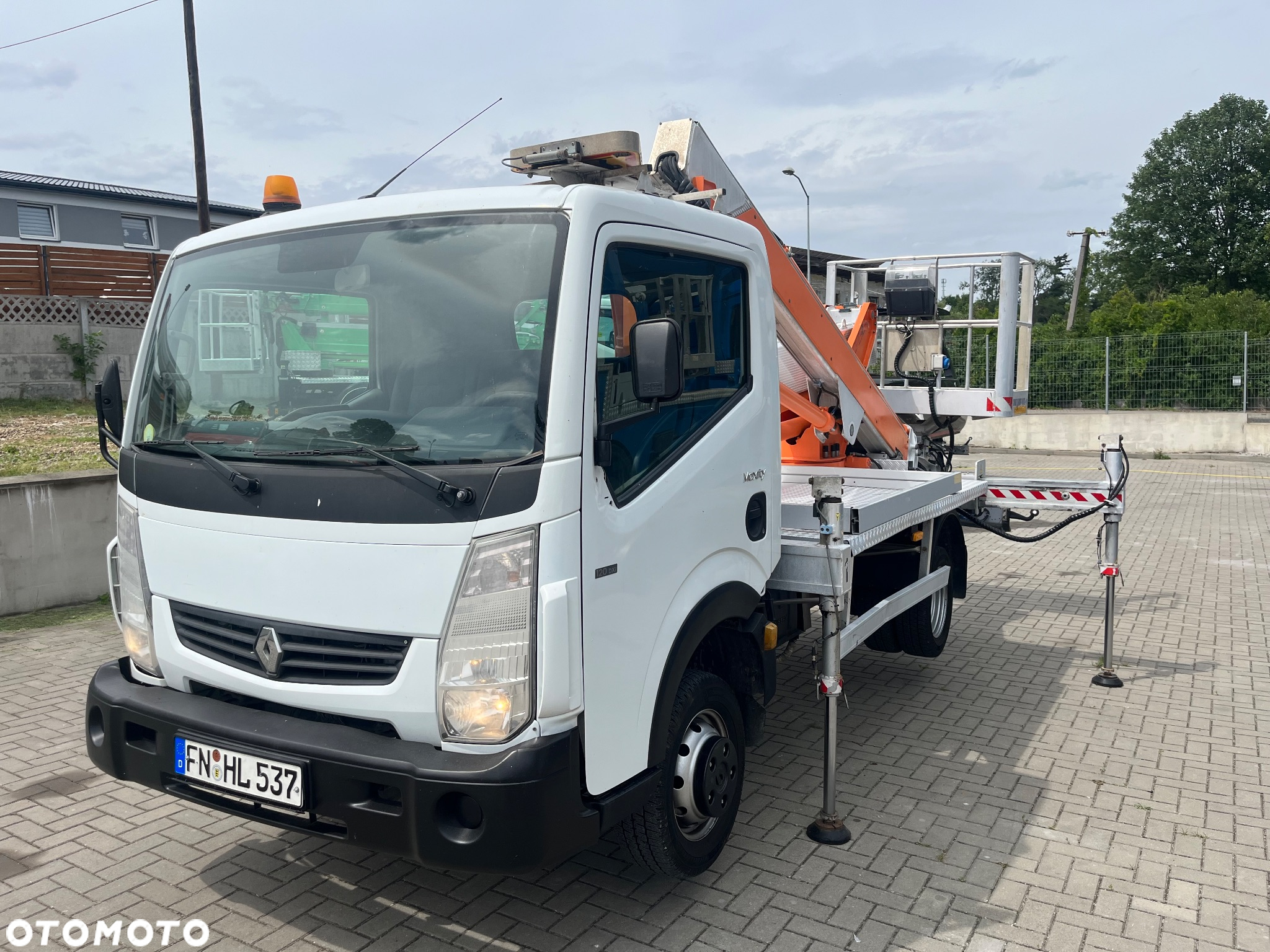 Renault Podnośnik Koszowy Multitel mx210 21 Metrów 10 w Bok jak Wumag Ruthmann Gsr - 21