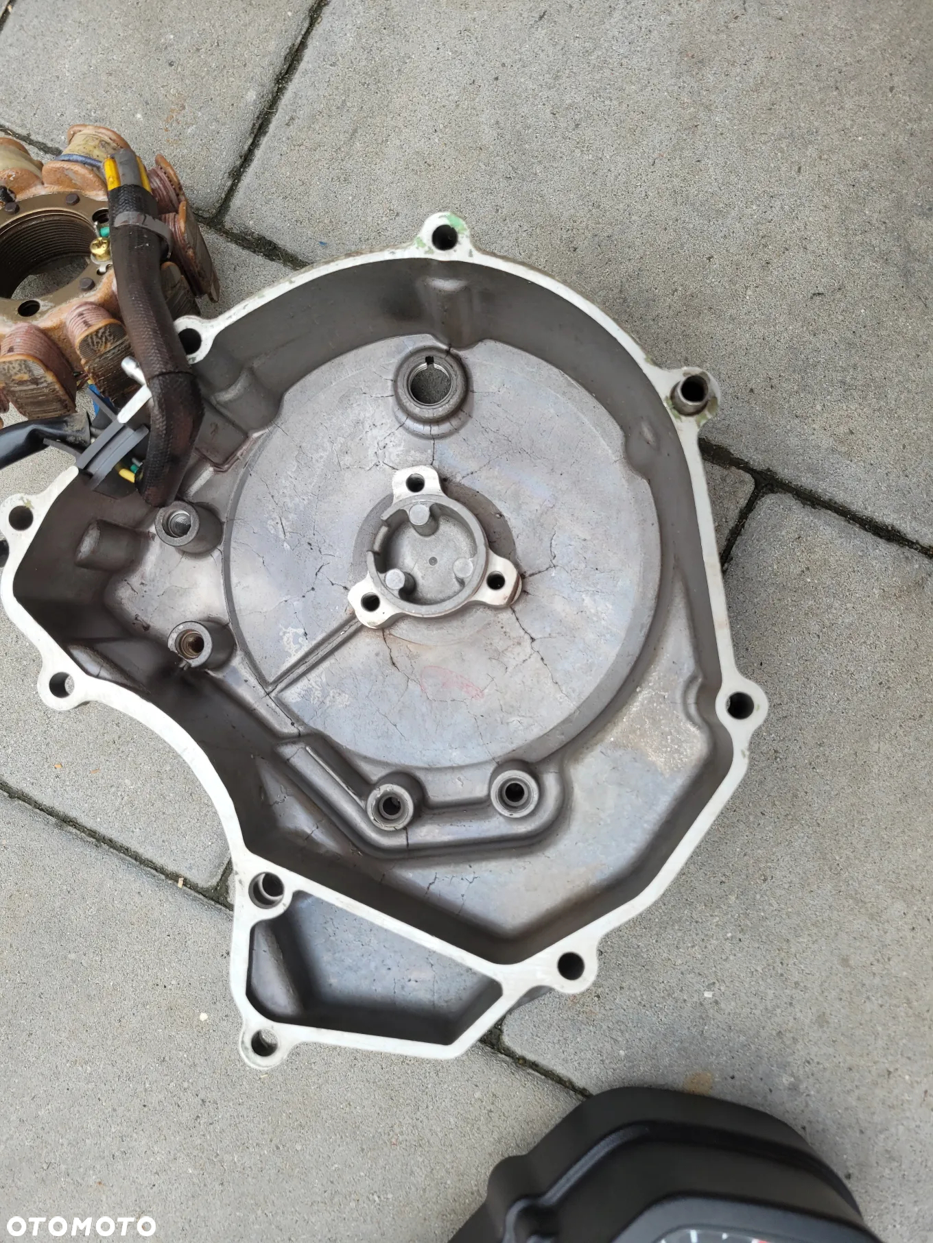 Dekiel, pokrywa silnika, stojan, stator, uzwojenie Honda NSR 125 - 10