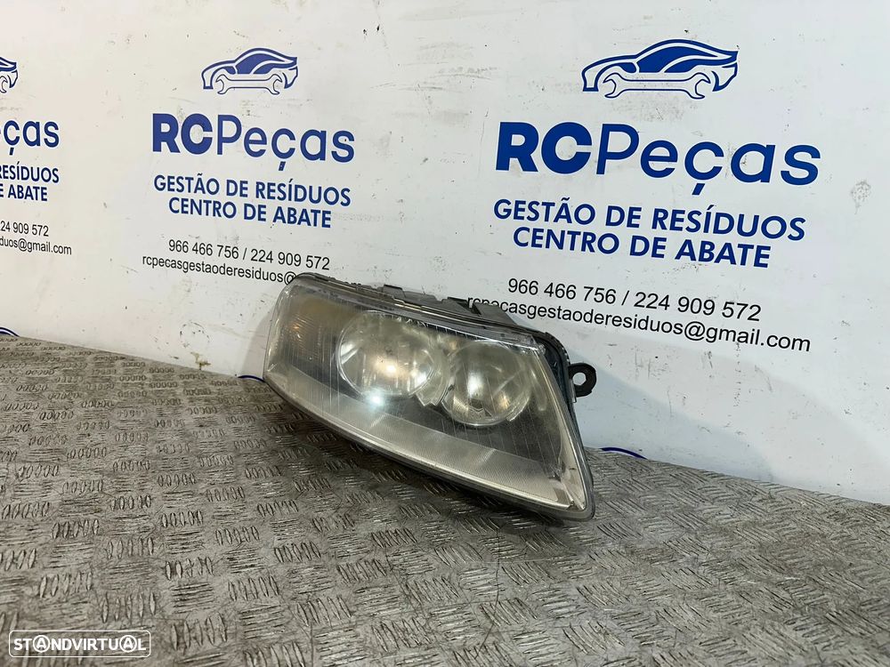 .Conjunto Farol Otica Frente Frontal Direita Esquerda Audi A6 C6 Original - 12