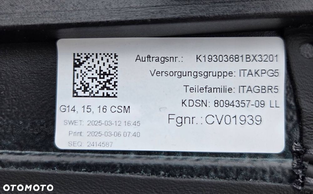 bmw m8 f91 f92 f93 g14 g15 g16 element osłona konsoli środkowej 8094357 - 15