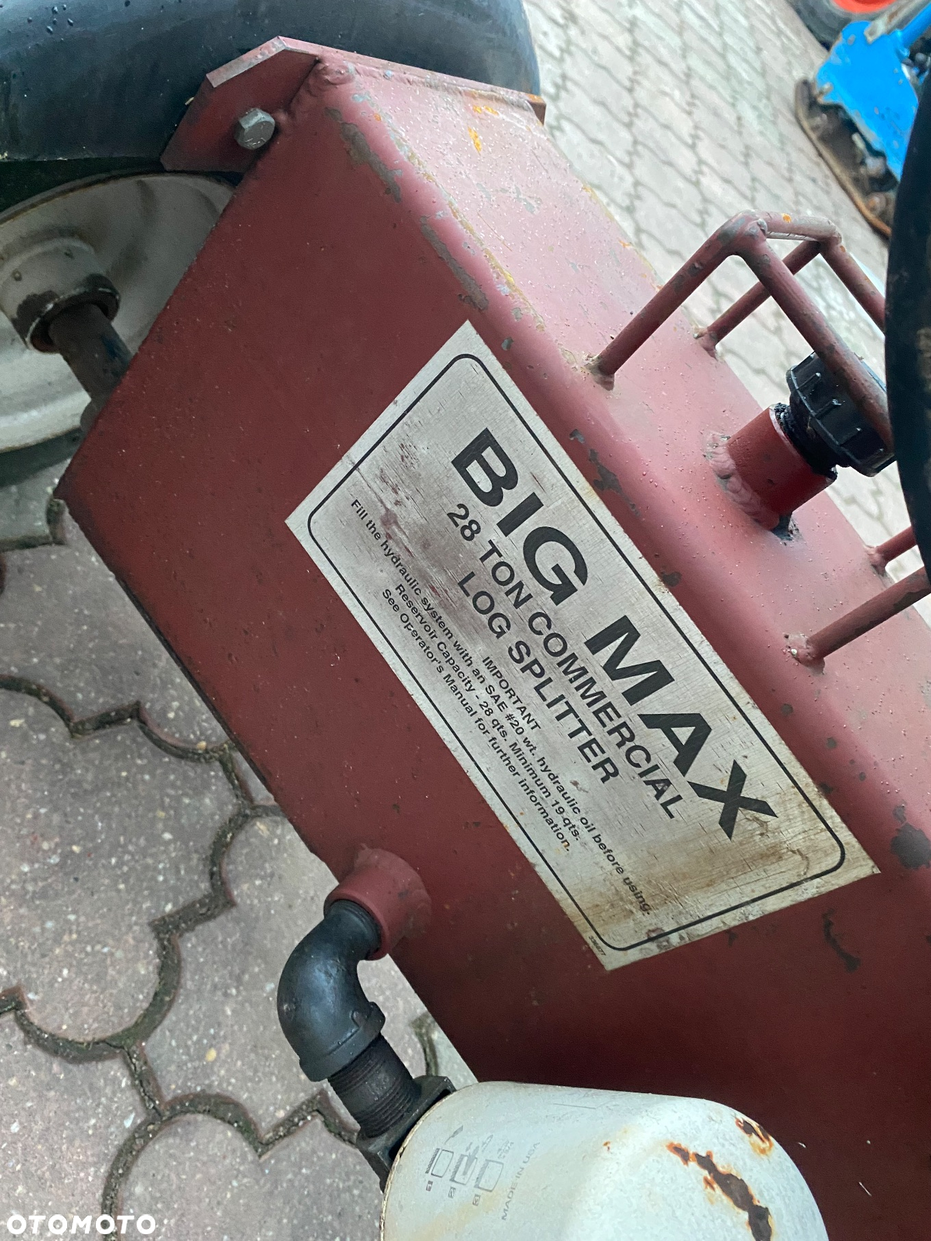 Łuparka do drewna 28 ton spalinowa Honda gx 270 - 5