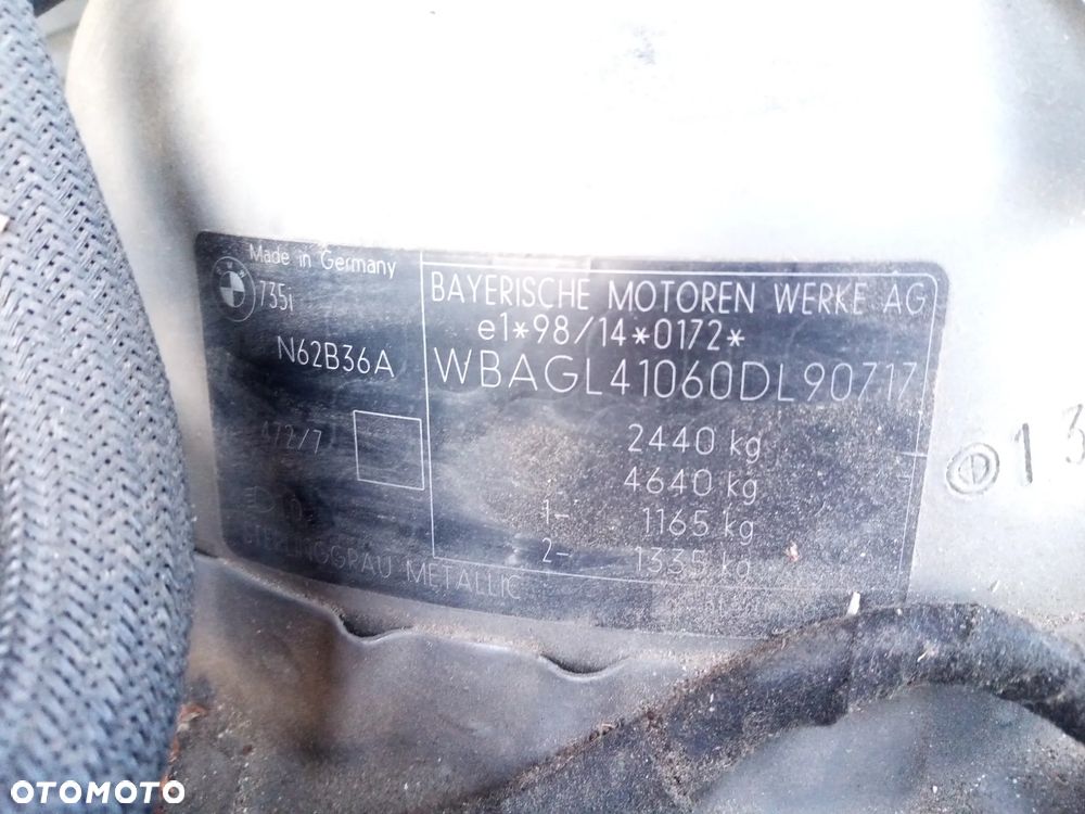 BMW E65 735i 3.6 N62B36A  01 - 05 - DRZWI PRZÓD TYL PRAWE 472/7 - 26