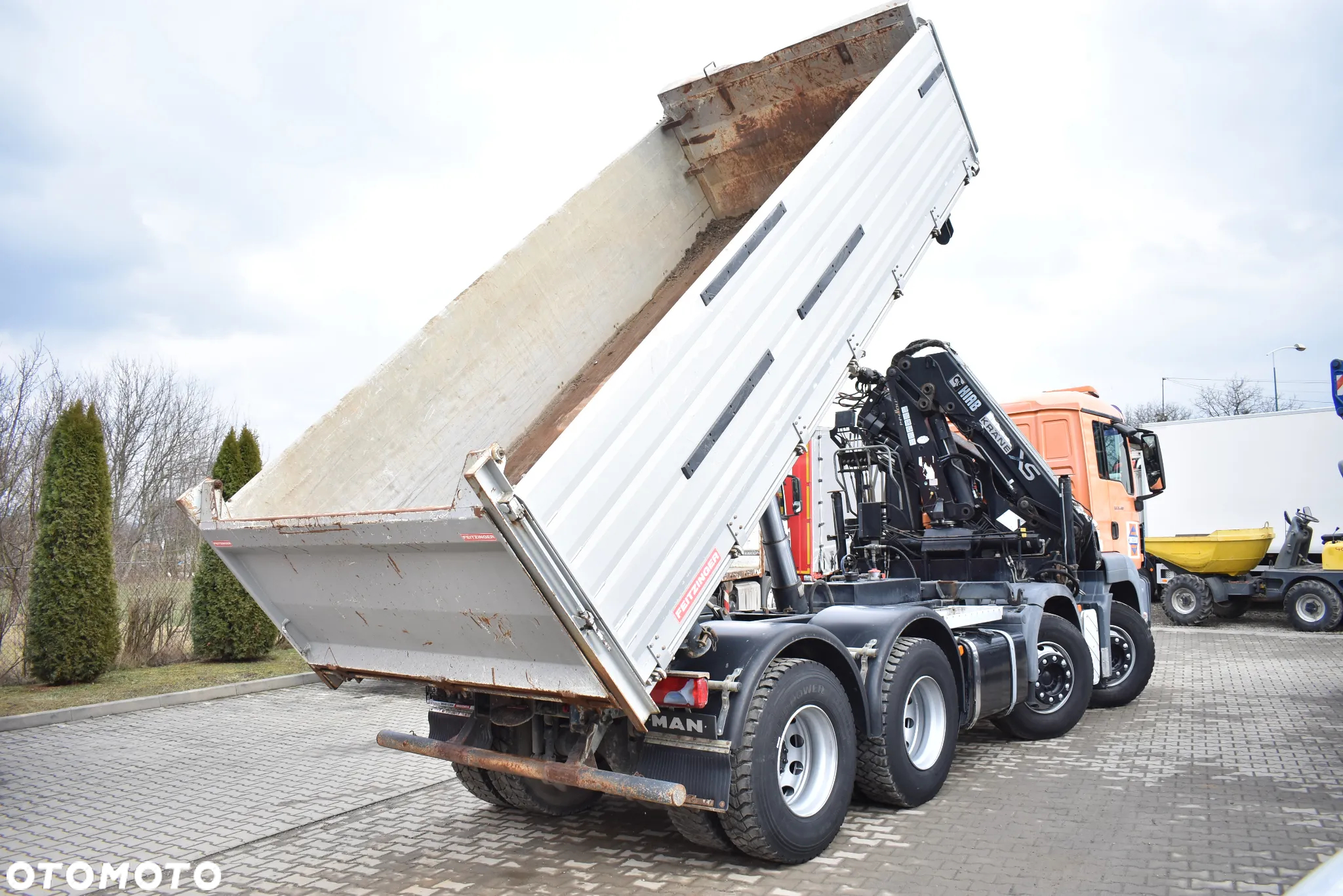MAN TGS 35.400 Euro5 Wywrotka 8x4 + HDS HIAB XS 144 / Manual/ Resor / Kran/ Crane / Manipulator/ Sprowadzony z Austrii - 12