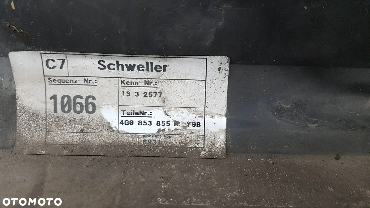 AUDI A6 C7 KOMBI LISTWA PROGOWA LEWA - 9
