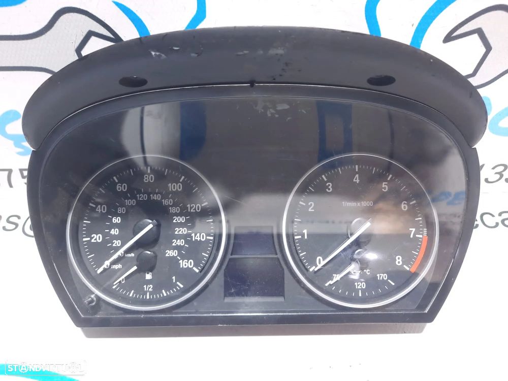 MOSTRADOR QUADRANTE PAINEL DE INSTRUMENTOS CONTA KM MILHAS BMW SERIE 3 E90 E91 E92 E93 - 1