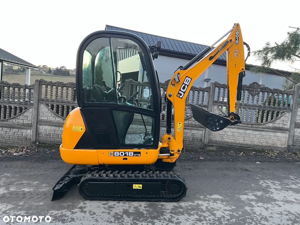 JCB 8018 CTS * Minikoparka JCB 8018 * 2 Tony * Rozsuwane Podwozie * Nowe Gąsienice * Stan IDEALNY * - 10